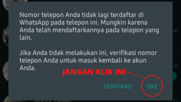 Kamu Patut Waspada Kalau Muncul Notifikasi Seperti Ini di WhatsApp. Akunmu Sedang Berusaha Dibajak Orang