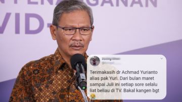 Pak Achmad Yurianto Tinggalkan Posisi Jubir, Banyak yang Mengaku Kehilangan dan Bakal Kangen