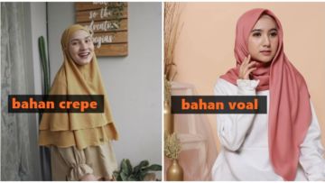 5 Bahan Hijab Ternyaman Buat Dipakai di Rumah. Praktis, Bisa Tanpa Jarum Pentul!