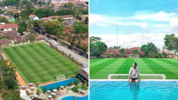 Wah, Ada Lapangan Bola Berstandar Internasional di Boyolali. Nggak Kalah Sama Stadion Liga Inggris!