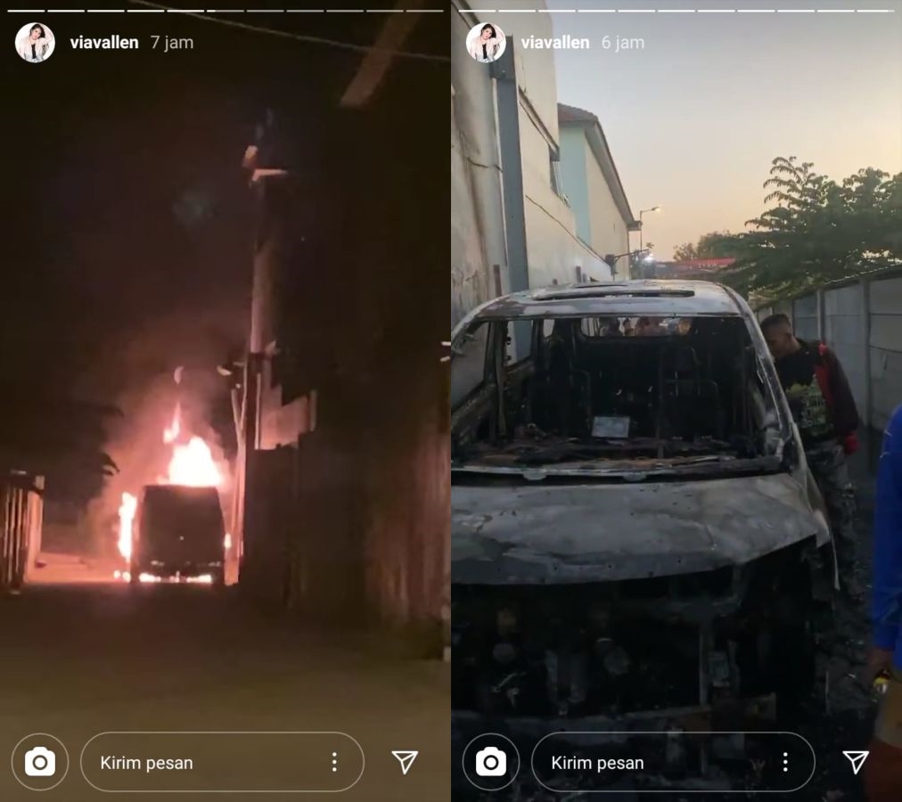 Pelaku yang Bakar Mobilnya Ternyata Fans Fanatik Via Vallen, Ngaku Sakit Hati karena Dihina