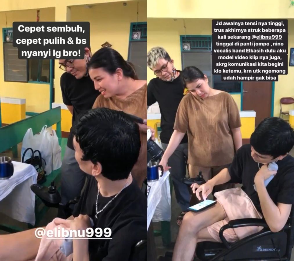 Sempat Jadi Bintang Video Klip, Tya Ariestya Tunjukkan Solidaritas dan Kunjungi Vokalis Band Elkasih
