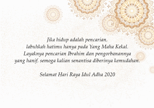 ucapan selamat hari raya Idul Adha 2021