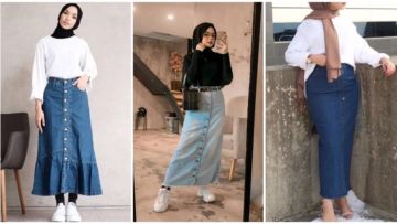 5 Cara Tampil Ideal dengan Rok Jeans; Buat yang Badannya Kecil Sampai Besar, Bisa!