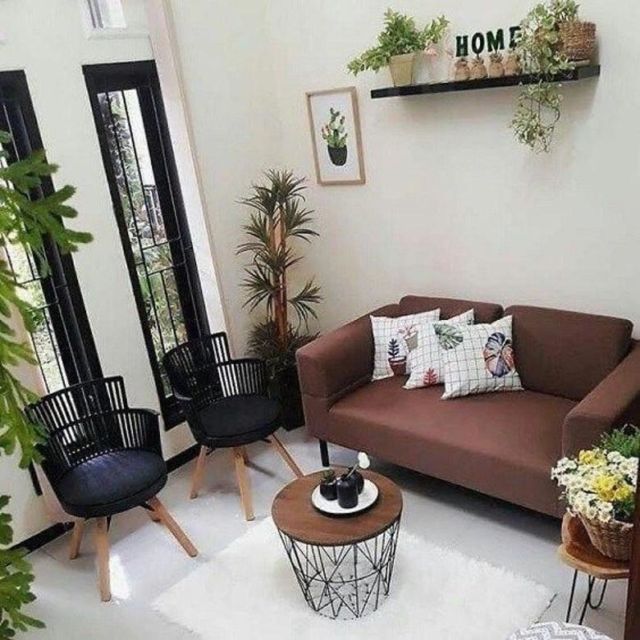 Desain Ruang Tamu Ukuran 2x2 yang Jauh dari Kata Sesak. Dikunjungi Tamu Sekeluarga Bisa Muat