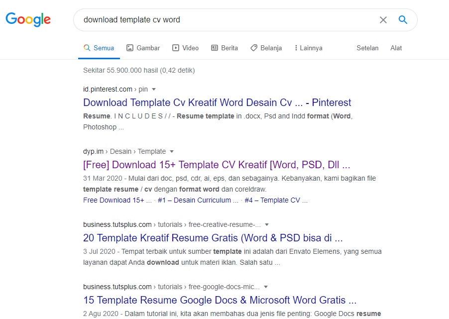 8 Langkah Simpel Bikin CV Pakai Template Microsoft Word. Desain Tersedia, Tinggal Isi Saja~