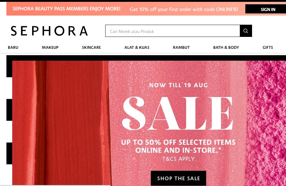 4 E-Commerce dan Website Terpercaya Buat Belanja Makeup. Diskonnya Banyak!