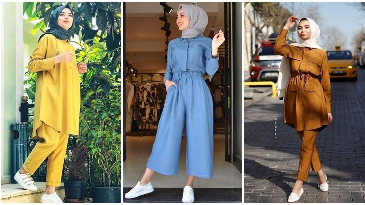 Parade Cantiknya Hijabers Pakai Setelan Warna Polos; Bisa Ditiru Buat Tampil Lebih Santun!