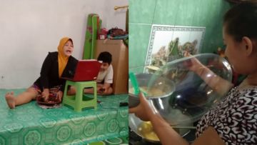 Potret Ibu-ibu Multitasking yang Bakal Bikin Terkesima. Nggak Ada Lawan!