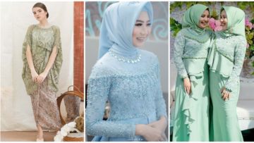 Cerahnya Nggak Norak, Ini Kumpulan Kebaya Biru dan Hijau yang Manis dan Feminin!