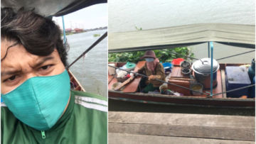 Kisah Unik Abang Ojol di Thailand yang Antar Makanan ke Tengah Sungai. Dedikasinya Luar Biasa!