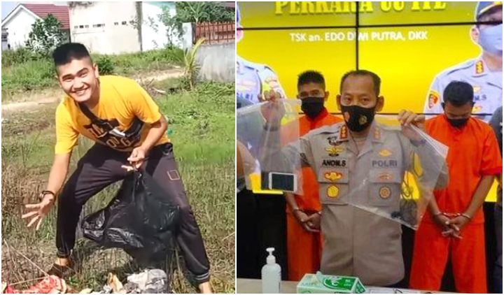 Bikin Video Prank Daging Kurban Isi Sampah, YouTuber Edo Putra Ditangkap. Terancam 10 Tahun Penjara!