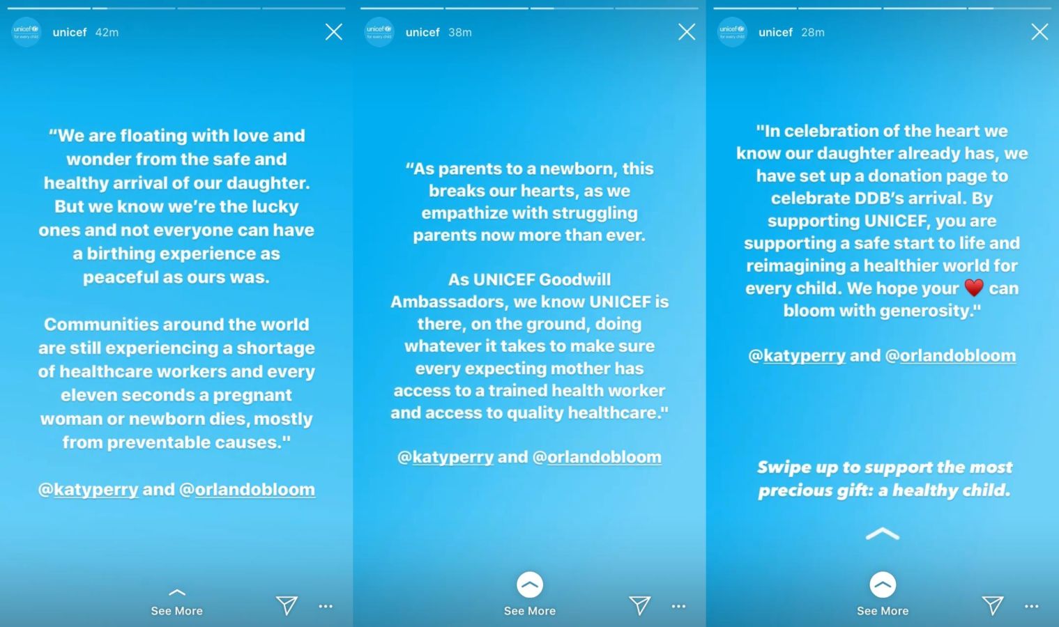Selamat! Katy Perry Akhirnya Dikaruniai Bayi Perempuan. Diumumkan Langsung oleh UNICEF!