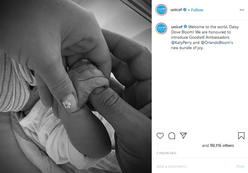 Selamat! Katy Perry Akhirnya Dikaruniai Bayi Perempuan. Diumumkan Langsung oleh UNICEF!