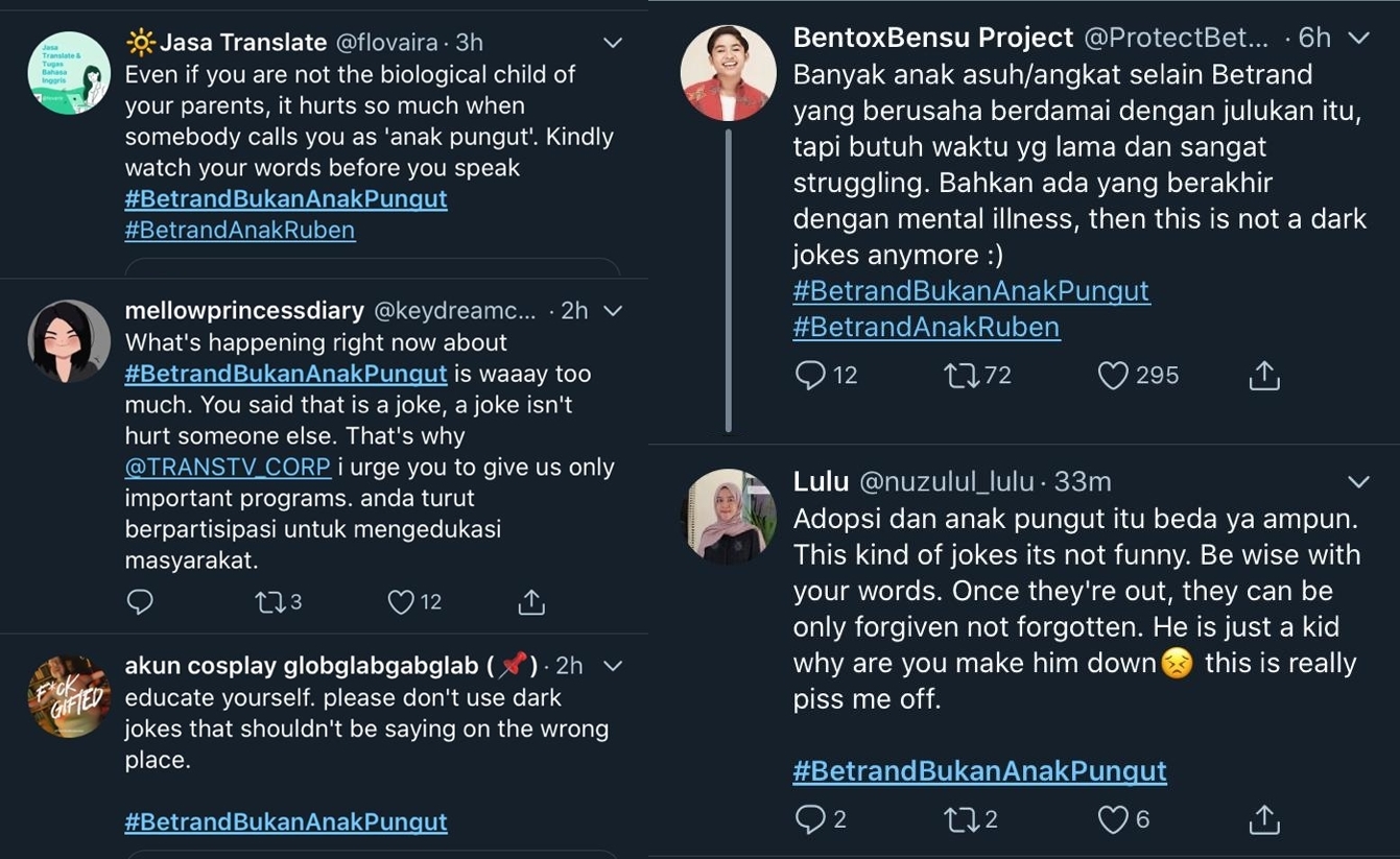 Guyonan Andre Taulany Lagi-Lagi Dianggap Kelewatan, Tagar #BetrandBukanAnakPungut Trending
