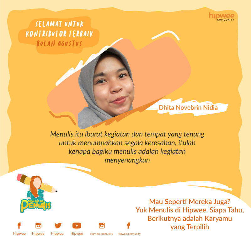 Kenalan sama Kontributor Terbaik Hipwee Agustus 2020. Ada Siapa Aja ya?