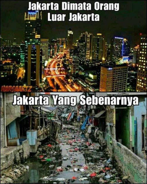 Kata Warganet sih Begini Bayangan Kota Lain di Mata Orang Jakarta. Padahal sih Beda Jauh~