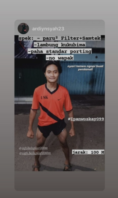 10 Foto Kocak Spesifikasi para Pembalap Lari Liar yang Lagi Viral. Anak Zaman Sekarang Ada-Ada Aja~