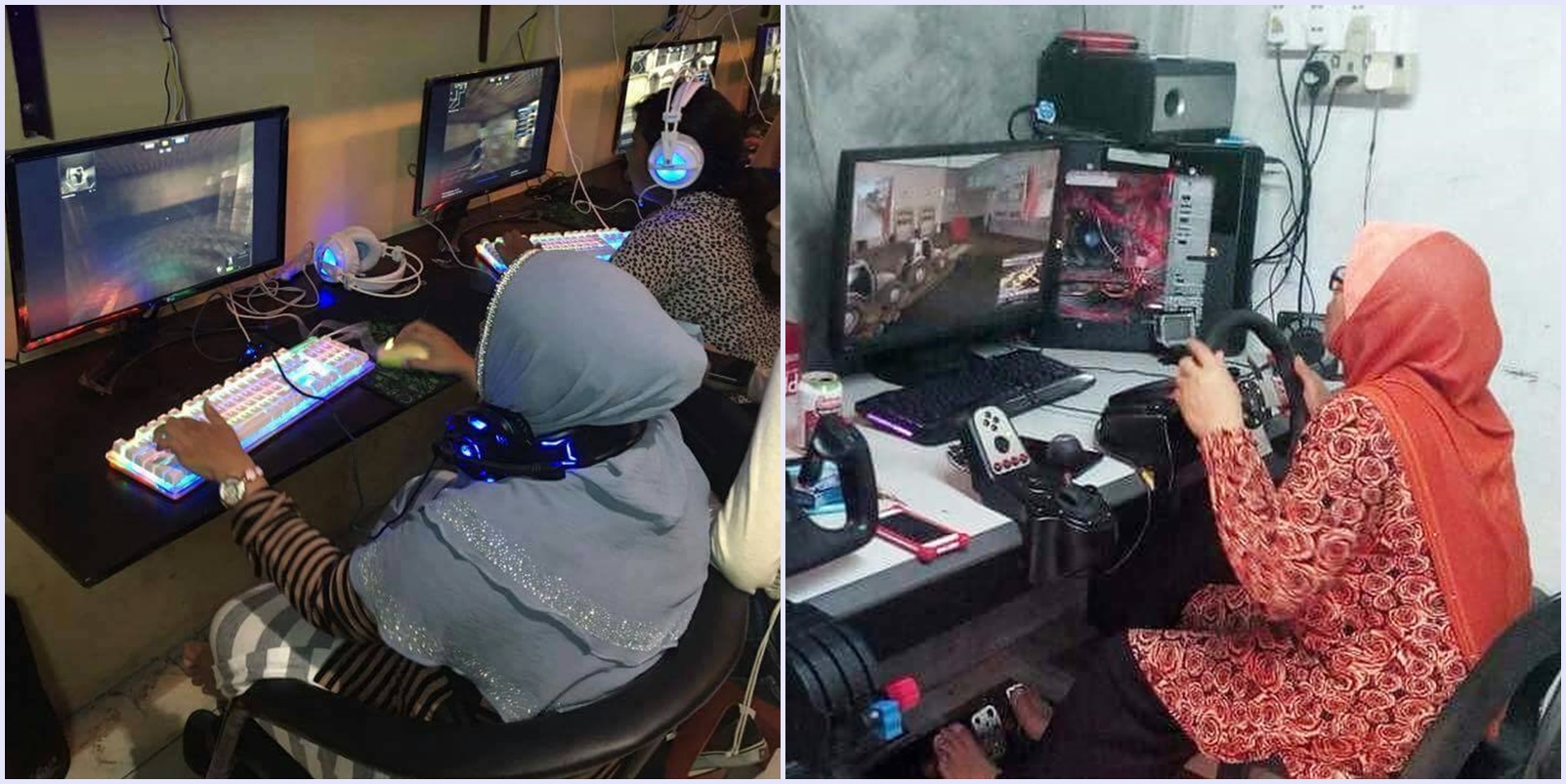 11 Potret Kocak Emak-Emak Hobi Main Game. Wajar kok, Sekarang Zamannya E-Sport, Guys~