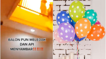 Niatnya Surprise Ulang Tahun, Balon Gas yang Dibawa Malah Tersambar Api Lilin dan Meledak. Ngeri!