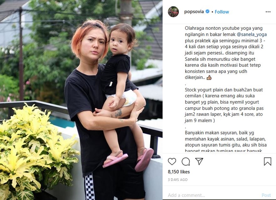 Berhasil Turunkan Berat Badan 25 Kg Pasca Melahirkan, Poppy Sovia Beberkan Rahasianya
