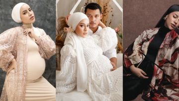 11 Ide Maternity Photoshoot ala Aghnia Punjabi. Hamil Besar, Kecantikannya Makin Bersinar~