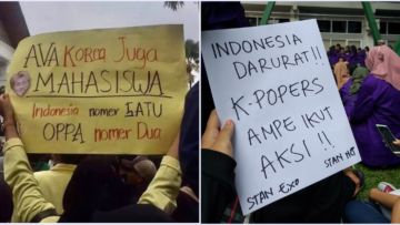 10 Potret Demo ini Bukti bahwa K-Popers juga Peduli Nasib Bangsa. Aksi Dulu, Drakor Nanti Lagi~