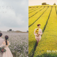 8 Ide Pre-wedding ala Korea di Alam Terbuka. Romantisnya Berpose Cantik di Taman Bunga!