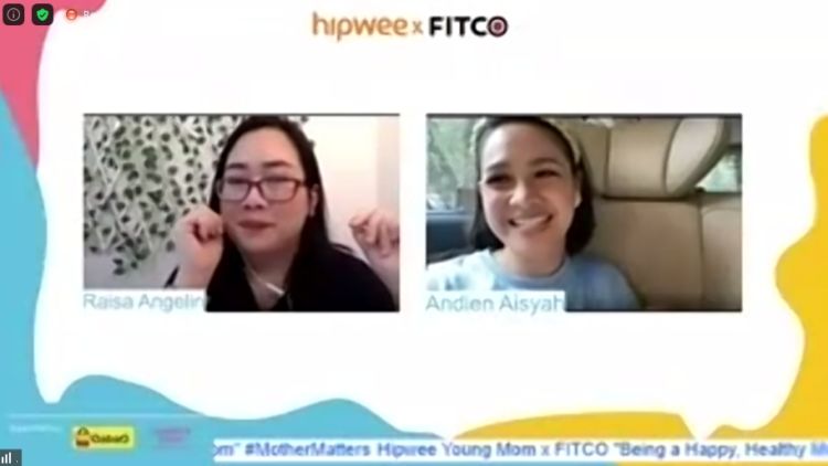 Cerita Andien Tentang Menjadi Ibu yang Bahagia dalam Webinar ‘Hipwee x FITCO: Being A Happy, Healthy Mom’
