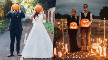 8 Ide Unik Foto Pasangan Pengantin Tema Halloween. Super Nyentrik, tapi Nggak Gitu Seram kok~