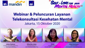 Mandiri AXA General Insurance dan AXA Financial Indonesia Berikan Layanan Telekonsultasi Psikologi bagi Nasabah