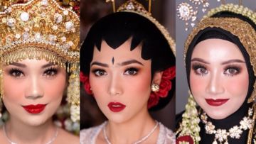 13 Aplikasi Lipstik Merah pada Make-up Pernikahan. Tampil Standout Bisa kok Tetap Elegan~