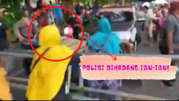 Viral Video Ibu-Ibu Ngamuk ke Polisi Minta Mahasiswa Dibebaskan. Jadi Repot Urusannya nih :D