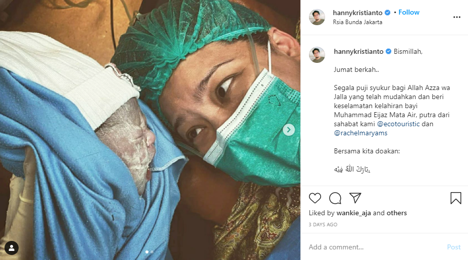 Dikabarkan Koma Pasca Melahirkan, Kondisi Rachel Maryam Kini Terus Membaik. Sudah Bisa Menyusui