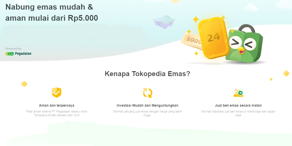 Jurus Investasi dari Tokopedia untuk Milenial Hadapi Pandemi. Nggak Harus Nunggu Kaya Dulu Loh 11 Jurus Investasi dari Tokopedia untuk Milenial Hadapi Pandemi. Nggak Harus Nunggu Kaya Dulu Loh