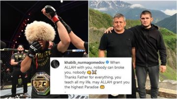 Ayah Meninggal, Khabib Nurmagomedov Umumkan Pensiun di UFC 254. Tepati Janji pada sang Ibu