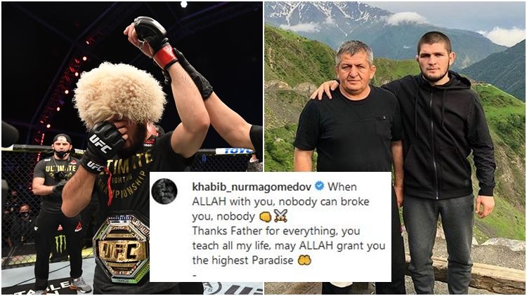 Ayah Meninggal, Khabib Nurmagomedov Umumkan Pensiun di UFC 254. Tepati Janji pada sang Ibu