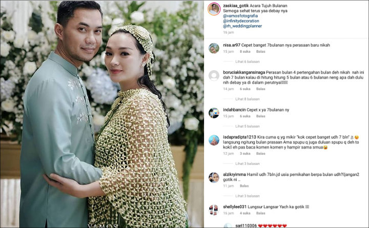 Nggak Ingin Ada Kesalahpahaman, Suami Zaskia Gotik Klarifikasi Acara 7 Bulanan Istrinya