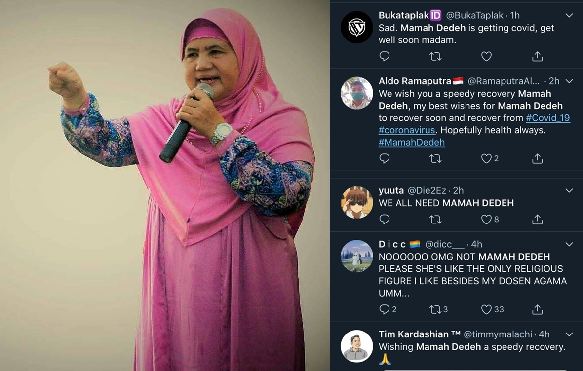 Dikabarkan Positif Terjangkit Covid-19, Mamah Dedeh Banjir Doa. Namanya Sampai Jadi Trending Topic 6 Dikabarkan Positif Terjangkit Covid-19, Mamah Dedeh Banjir Doa. Namanya Sampai Jadi Trending Topic