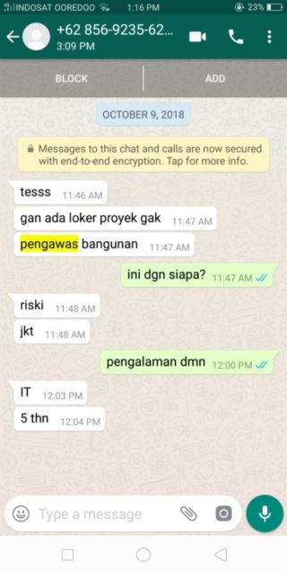 11 Deretan Chat Orang Cari Kerja yang Bikin Bingung HRD. Ini Butuh Kerja atau Cari Ribut sih?