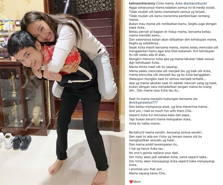 Komentari Hubungan Kalina dengan Vicky Prasetyo, Azka Minta sang Ibu Tak Melibatkannya