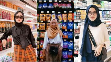Tren Terbaru ‘Groceries Look’ Ala Para Hijaber. Tetap Tampil Kece Saat Berbelanja Bulanan!