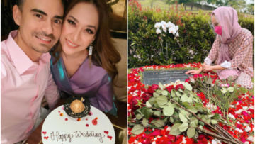 Anniversary Pernikahan ke-12, Bunga Citra Lestari Kunjungi Makam Ashraf yang Penuh Bunga