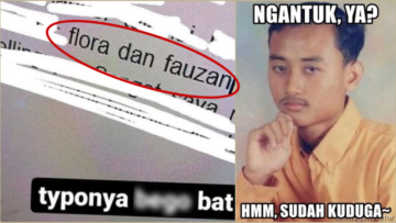 Begini Jadinya Kalau Mata Ngantuk Dipaksa Ngerjain Tugas. Typo Kacau, Nggak Ketulungan! :D