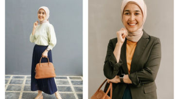 5 Trik Tampil Elegan dengan Hijab Segi Empat dan Baju Formal Ala Prita Ghozie, Konsultan Keuangan Favorit Warganet!