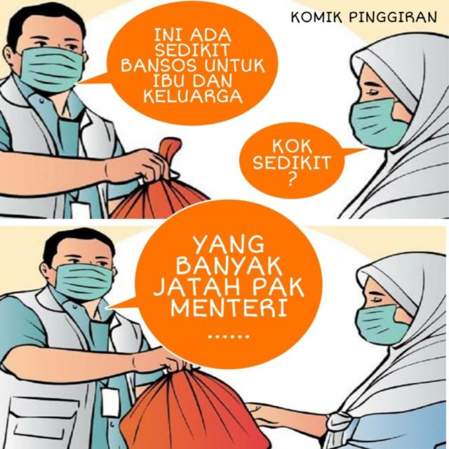 Terjerat Kasus Korupsi Dana Bansos Pandemi, Meme Mensos Juliari Viral di Media Sosial. Nah, lo!