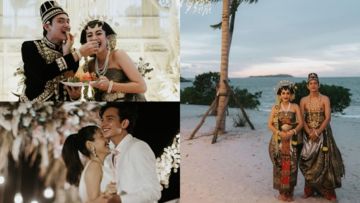 10 Detail Pernikahan Adipati Dolken-Canti Tachril. Kental Adat Jawa, Digelar di Pinggir Pantai!