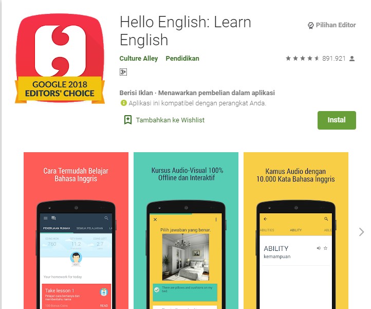 Nggak Perlu Ribet Lagi, Berikut ini 8 Aplikasi Belajar Bahasa Inggris Terbaik. Belajar Makin Gampang~