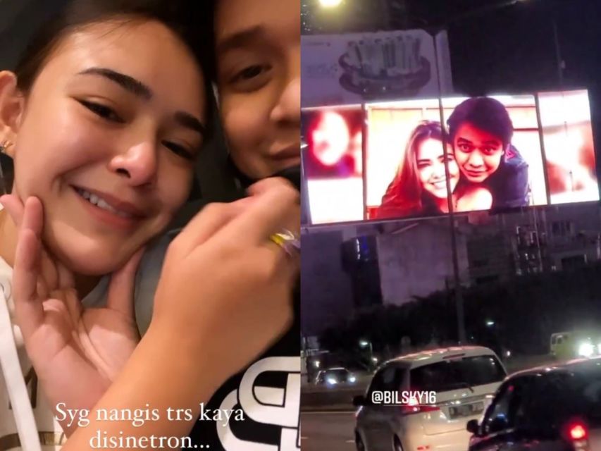 Ulang Tahun Amanda Manopo, Billy Berikan Ucapan Lewat Baliho Videotron di Sekitar Bundaran HI