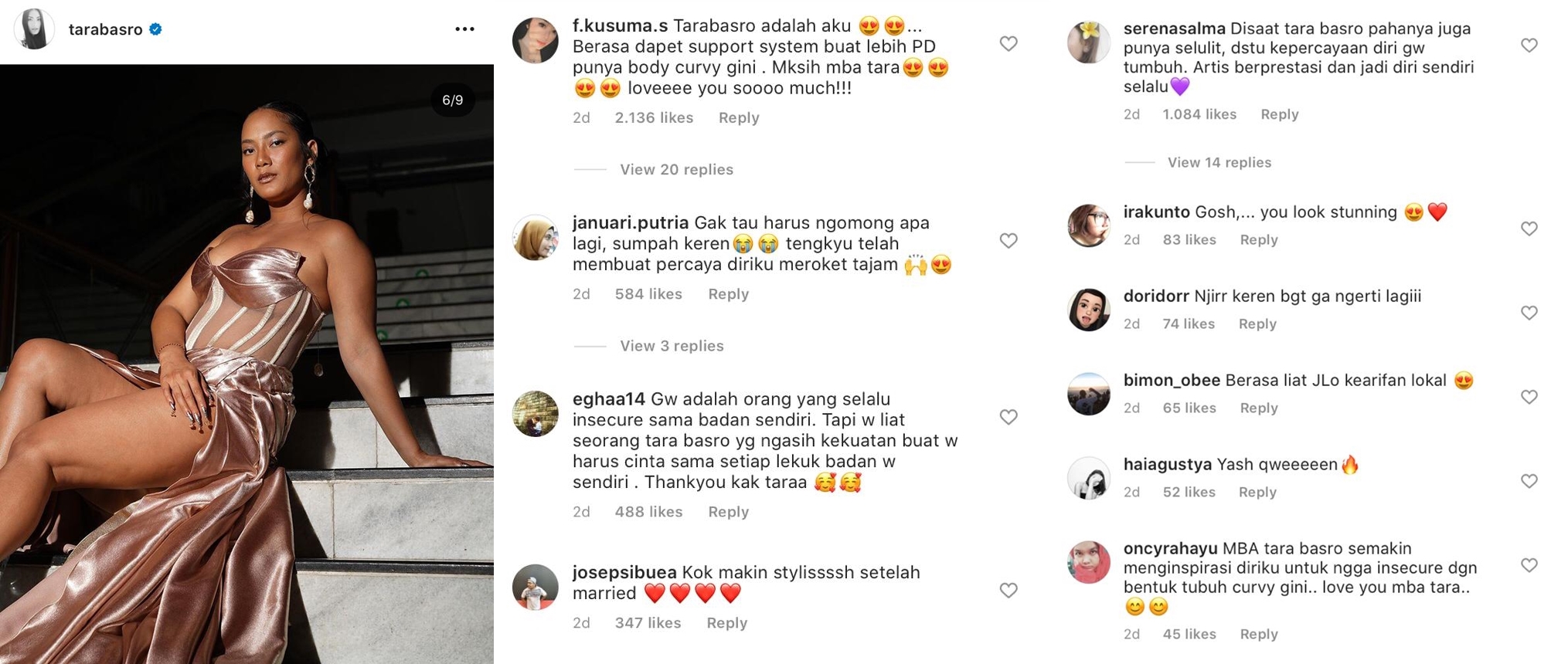 Tampil Percaya Diri dengan Tubuh Lebih Berisi di FFI, Tara Basro Bikin Warganet Nggak Insecure Lagi